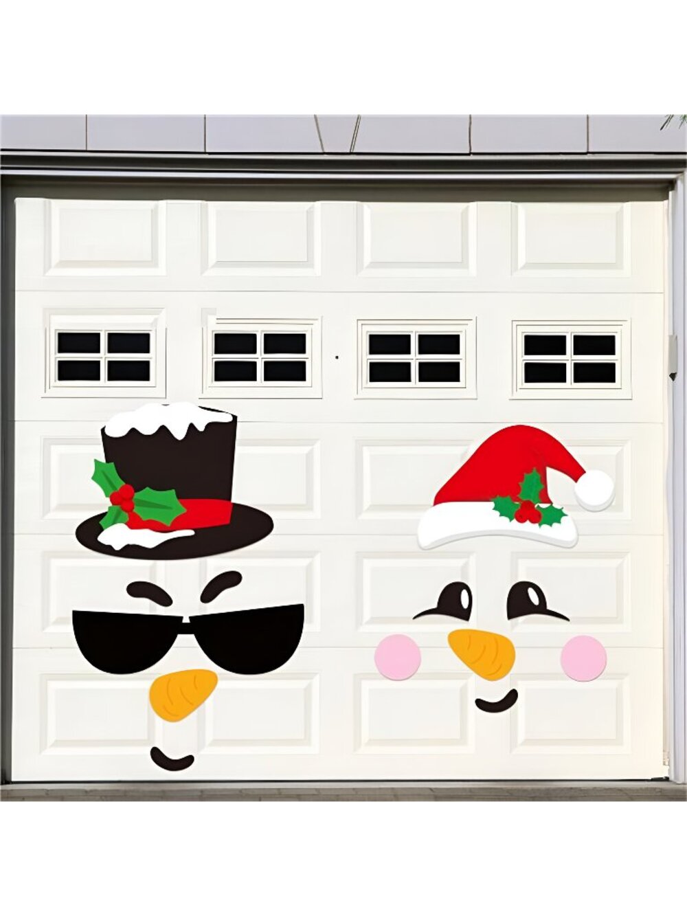 13PCS Christmas Garage Door Decor Snowman Garage Door Magnets Winter Magnets
